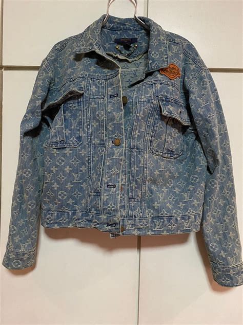 louis vuitton denim jacket replica|Louis Vuitton denim jacket women's.